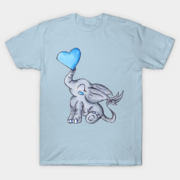 Heart for Baby (Boy) T-Shirt by KristenOKeefeArt